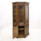 Old Charm Display Cabinet Lower Cupboard Light Oak Leadlight FREE* UK Delivery