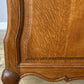 Bed Vintage French Louis XVI Oak Double Bed Frame Carved Headboard LOT 6379