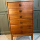 Tallboy Teak Chest Of Drawers Mid 20th C 6 Drawer Chest Danish Style