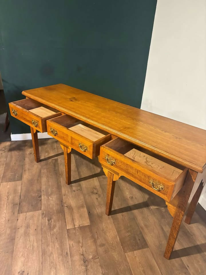 Antique Style Oak Dresser Base9