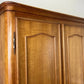 Wardrobe Vintage French Louis XVI Style Five Door Carved Armoire LOT 4985