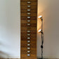 Mid Century Oak Filing Cabinet Tall Chest Drawers Vintage Haberdashery Collectors Archive