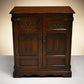 Old Charm Oak TV Video Cabinet Cupboard Light Oak Model 2053 FREE UK Delivery