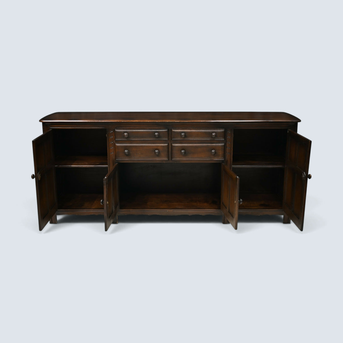 Ercol Large Grand Sideboard Model #570 215cm/7 foot Wide Storage FREE UK Delivery