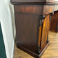 Victorian Mahogany Pedestal Sideboard with Carved Gallery Back