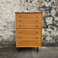 Lebus Chest Of Drawers Link Range Six Drawers In Oak