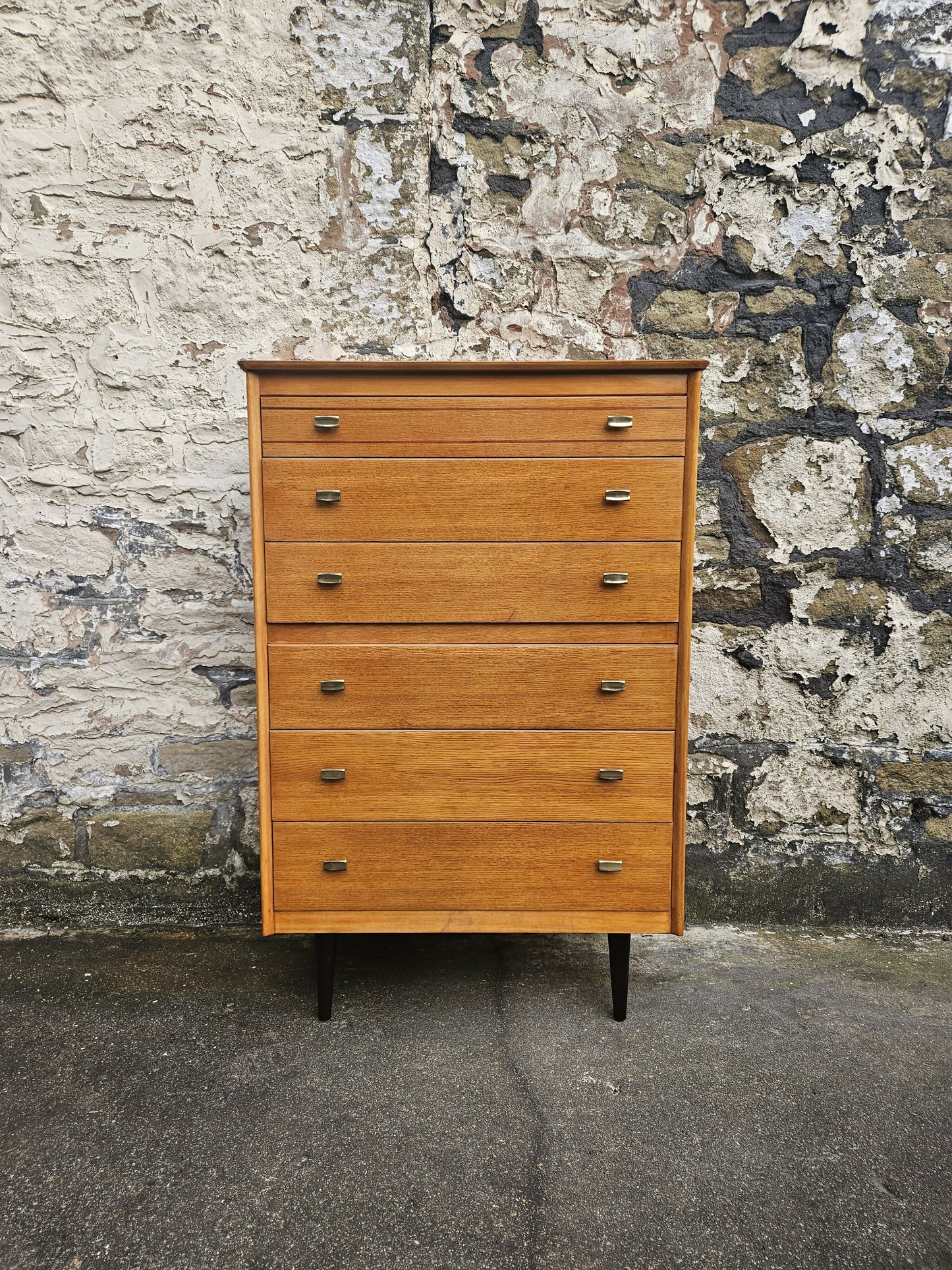 Lebus Chest Of Drawers Link Range Six Drawers In Oak