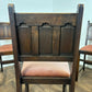 Vintage Set Of Four Oak Priory Style Dining Chairs