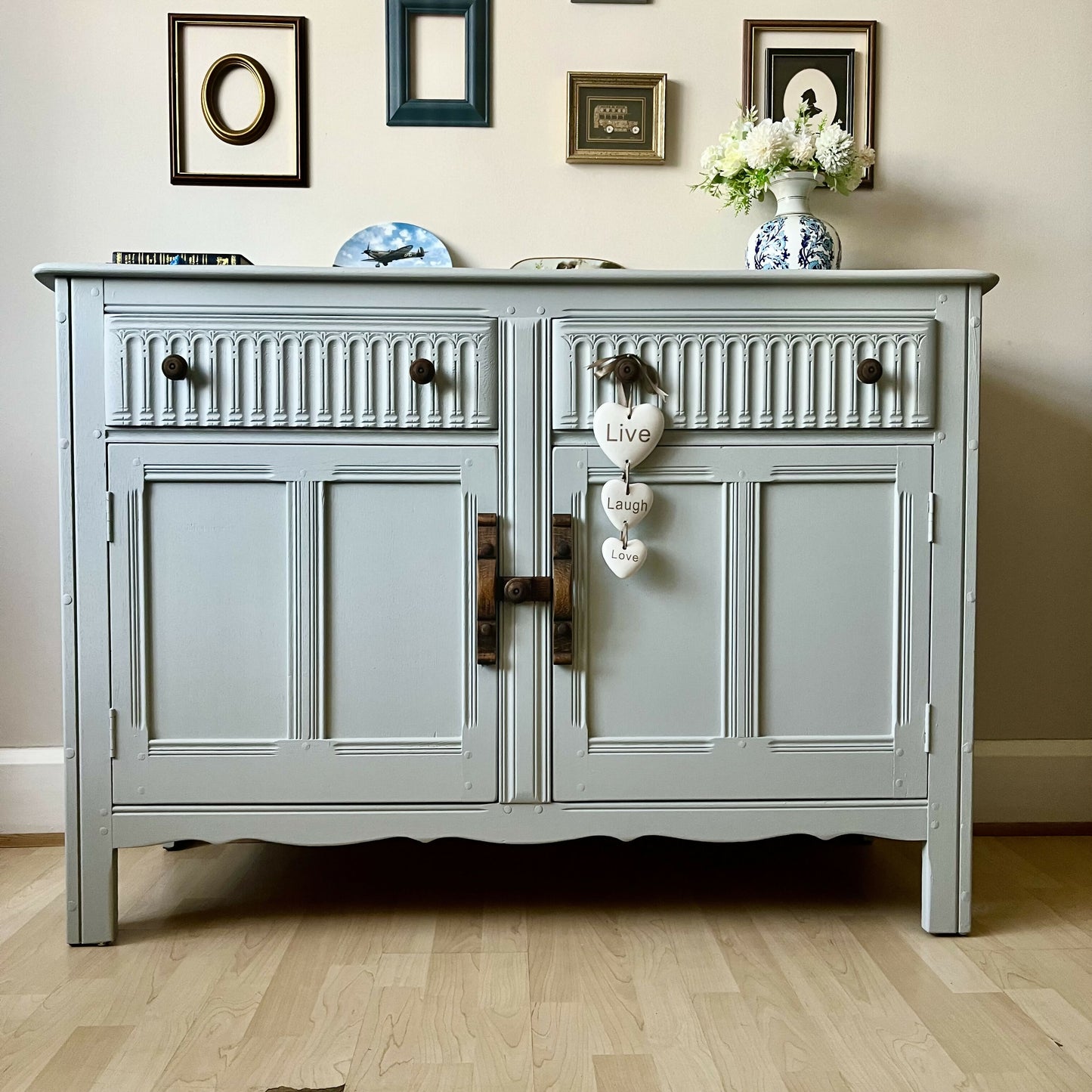 Vintage Ercol Style Sideboard , Buffet, Cabinet, Cupboard, Storage