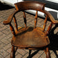 Victorian Vintage Fireside Armchair, Turned Legs.