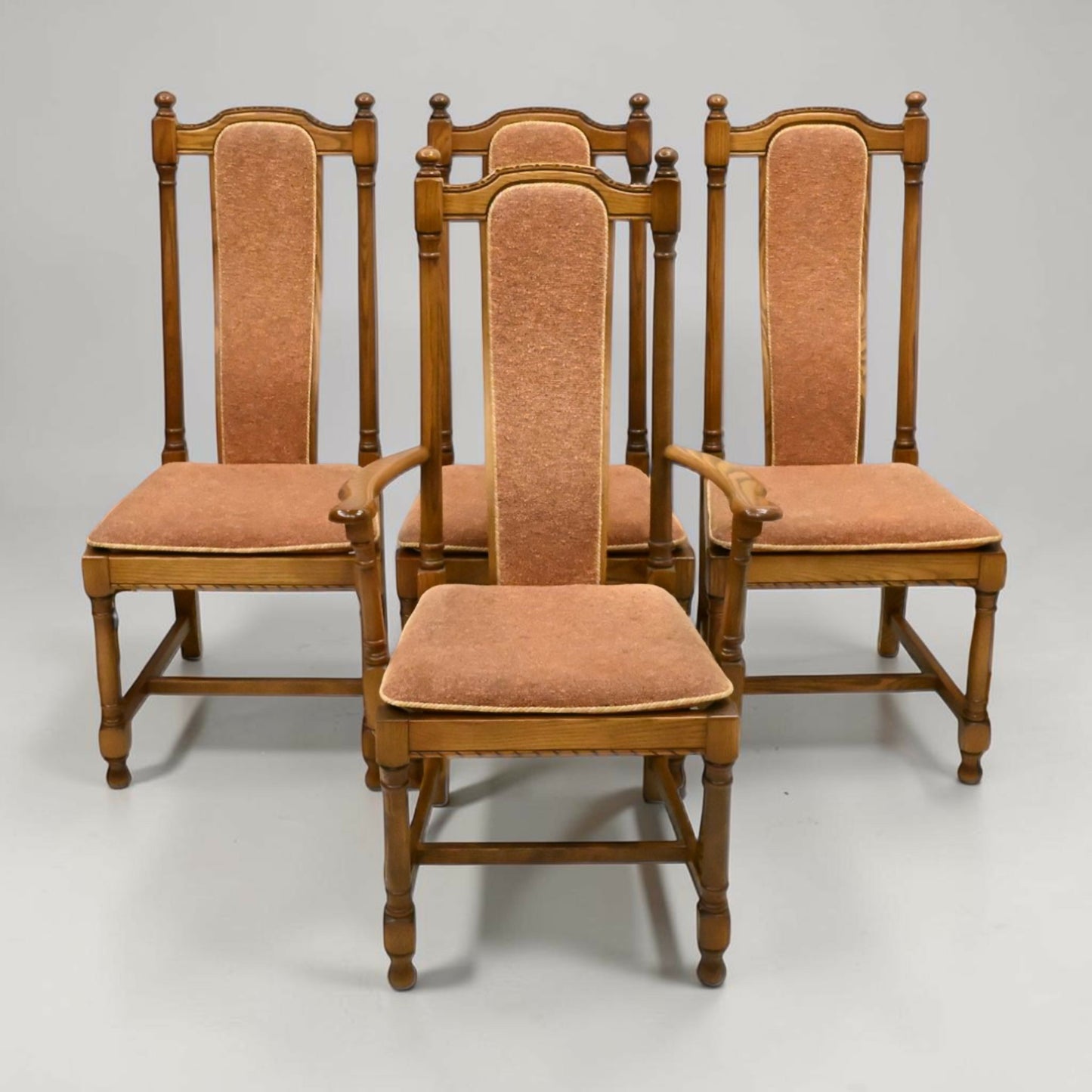 4 Ercol Hampton Dining Chairs Including 1 Carver Golden Dawn FREE UK* Delivery