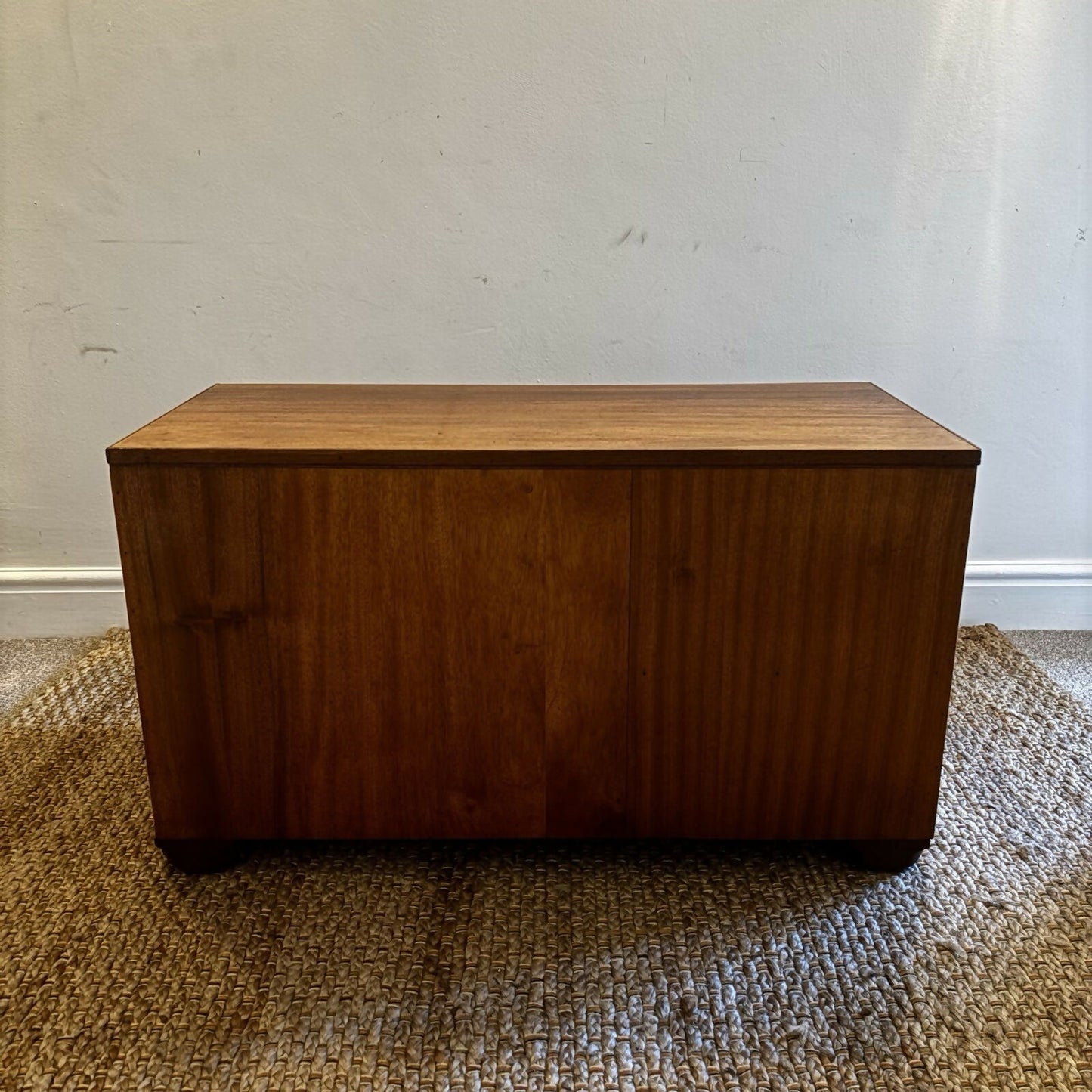 Mid Century Teak Blanket Chest Storage Box Coffee Table Danish Style Trunk 1960s