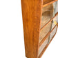 Mid century light Oak bookcase / cabinet