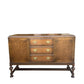 Vintage Sideboard Walnut Art Deco Cabinet