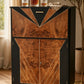 Vintage Art Deco Walnut Cocktail Cabinet