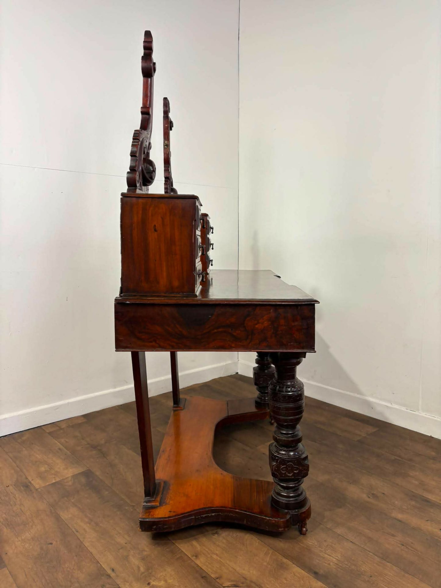 Victorian Burr Walnut Duchess Dressing Table