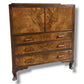 Walnut Burr Drinks Cabinet / Pantry Storage (c.1930s–1950s)
