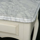 Laura Ashley Provencale Console Table with Marble Top - Ivory