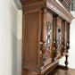 19th Century French Renaissance Style Carved Oak Buffet Sideboard / Cabinet