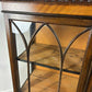 Vintage 1920s Bow Front Glazed Display Cabinet