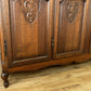 Wardrobe Vintage French Louis XVI Style Oak Four Door Carved Armoire LOT 6502
