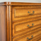 Chest of Drawers Vintage French Louis XVI 3 Drawers Carved Cabinet LOT 4456