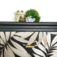 Black and Gold Leaf Bedsides drawers