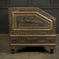 Moroccan Embossed Metal & Leather Sofa