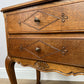 Pair of Bedside Tables Vintage French Louis Oak Nightstands Cabinets LOT 6225