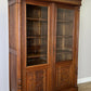 Bookcase Antique French Style Glazed Display Oak Cabinet Sideboard LOT 6513