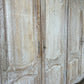 Wardrobe Vintage French Louis Shabby Chic Oak Four Door Carved Armoire LOT 6456