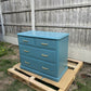 Deep Blue Serenity Chest – Golden Details for a Touch of Luxury