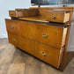 Vintage Beeanese Oak Veneer Dressing Table with Mirror