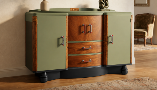 Art deco cocktail cabinet