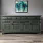 Old Charm 'Off Black' Antique Carved Sideboard
