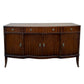 Medium Vintage Strongbow Serpentine Mahogany Sideboard
