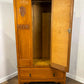 Edwardian Satin Walnut Single Wardrobe