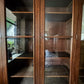 Vintage Victorian Mahogany Display China Bookcase Glazed Cabinet