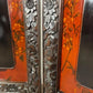 Heavily Carved Vintage Oriental Two Fold Screen