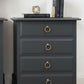 Stag minstrel dark grey bedside cabinets