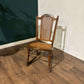 Edwardian Mahogany Rocking Chair with Berge Style Seat & Back Panelnn