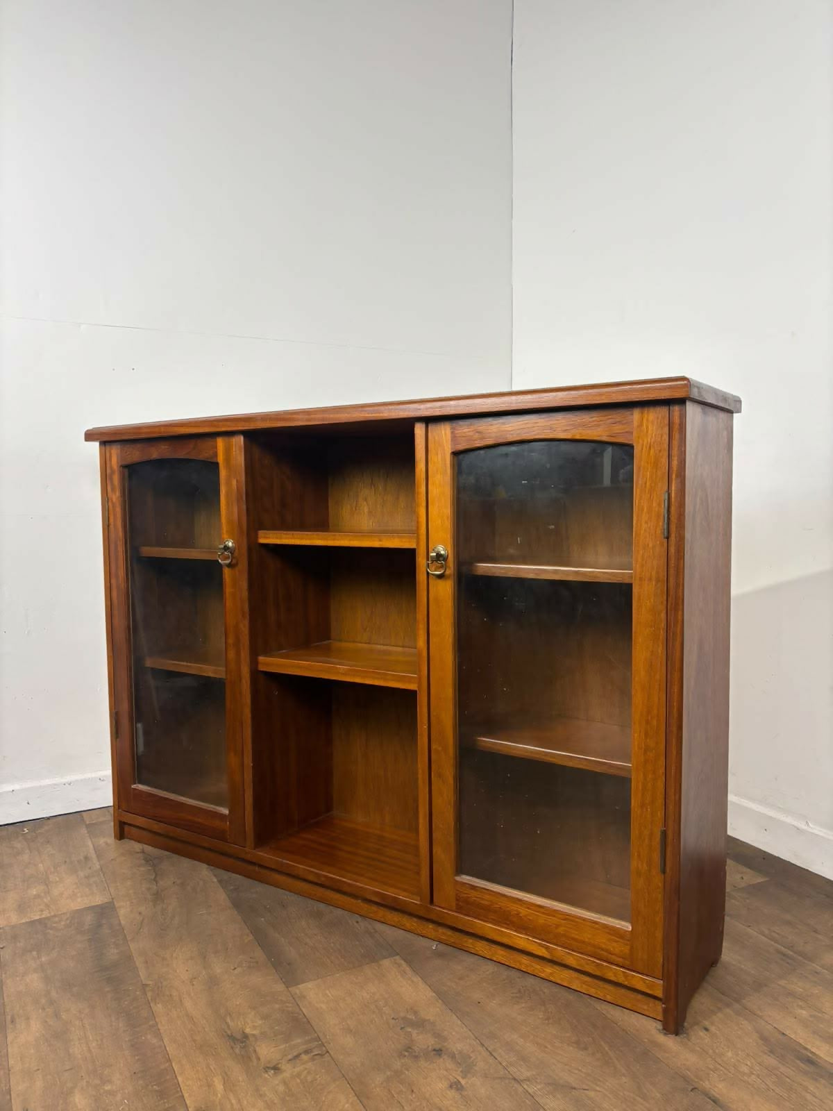 Reproduction Oak Side Cabinet / Bookcase