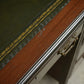 Victorian Mahogany Writing Desk - Kneehole Desk with Green Leather