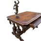 Antique Victorian solid Oak library table