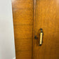 Vintage Oak Gentlemans Wardrobe / Tallboy – Art Deco Style