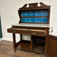 Edwardian Marble Top Washstand with Blue Tiles3