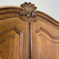 Wardrobe Vintage French Louis XVI Style Oak Four Door Carved Armoire LOT 6500