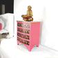 Beautiful pink hand painted chest of drawers