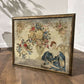 19th Century Oak Occasional Table With Tapestry Top Under Glass