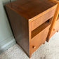 Vintage Bedside Cabinets Pair Circa 1950’s Wood, Beautiful Condition